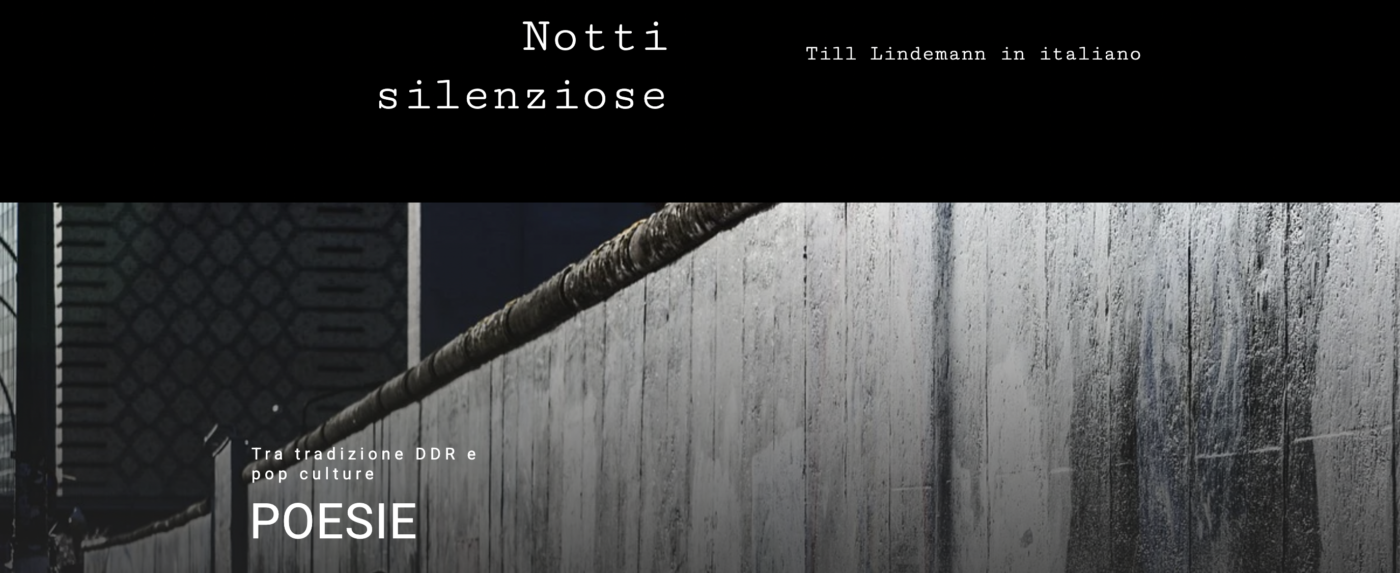 Till Lindemann: Notti silenziose